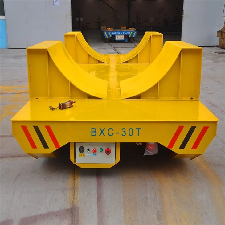 Motorized Rail Transfer Cart For Coil Steel